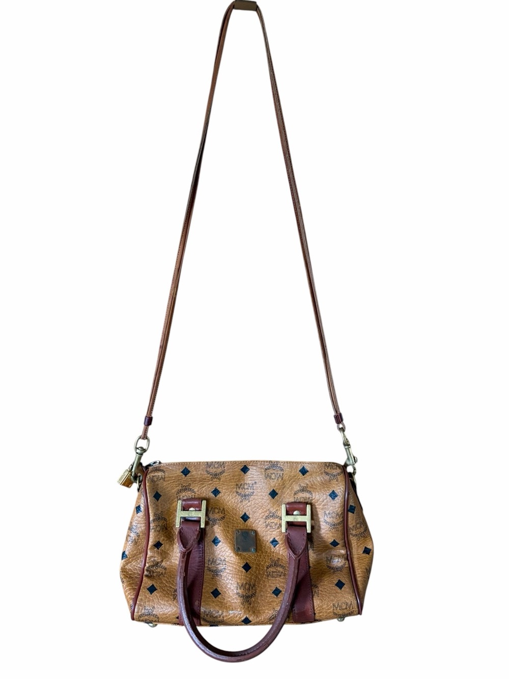 Vintage MCM Visetos Boston Bag‎